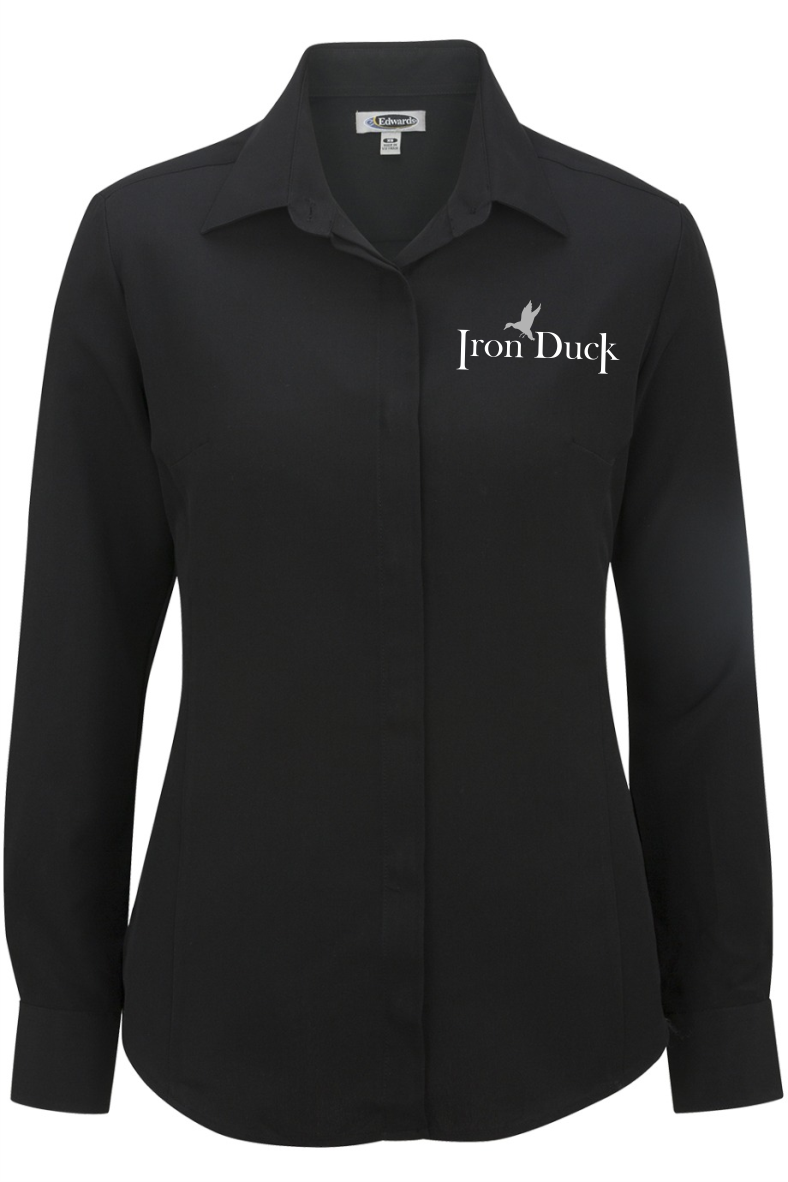 Iron Duck Front House Ladies' Cafe Shirt