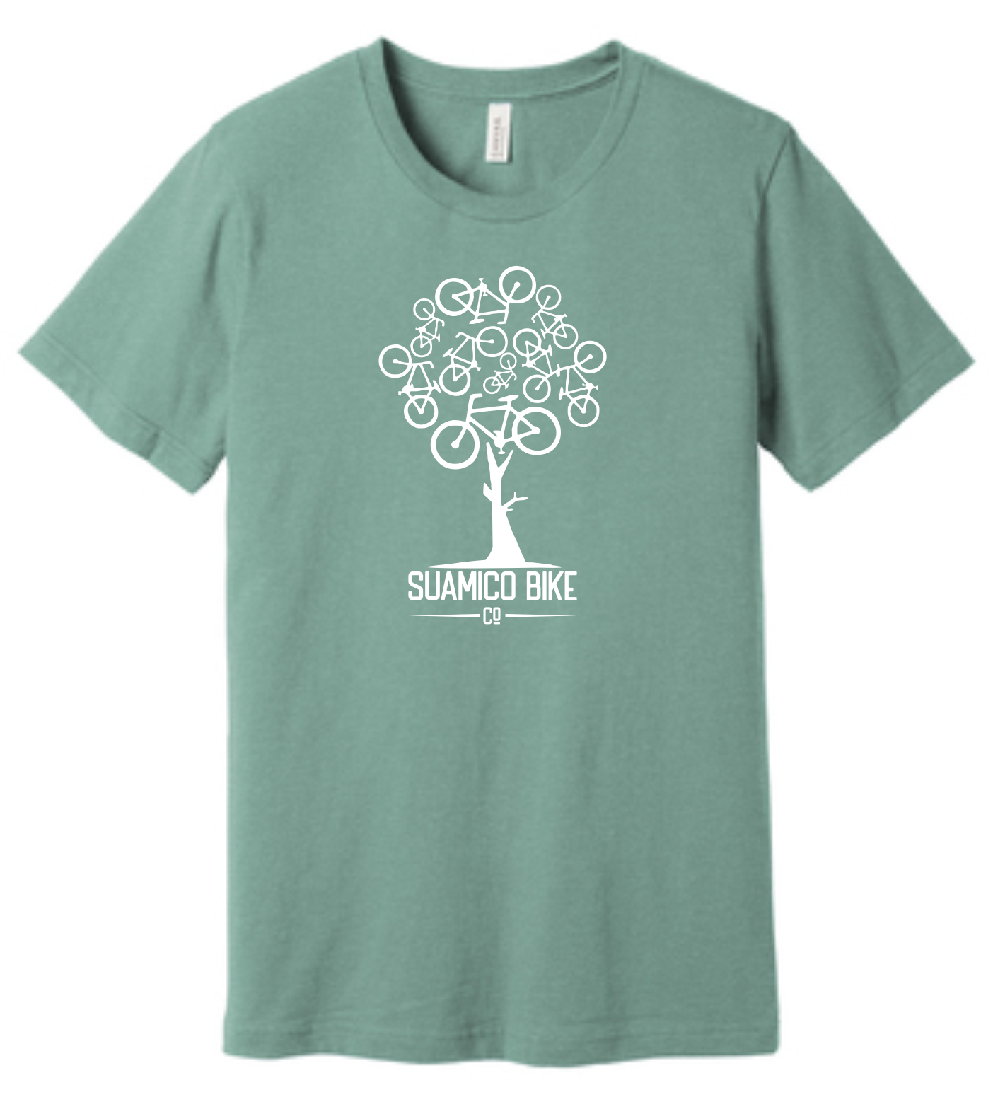 Suamico Bike Bicycle Tree T-Shirt