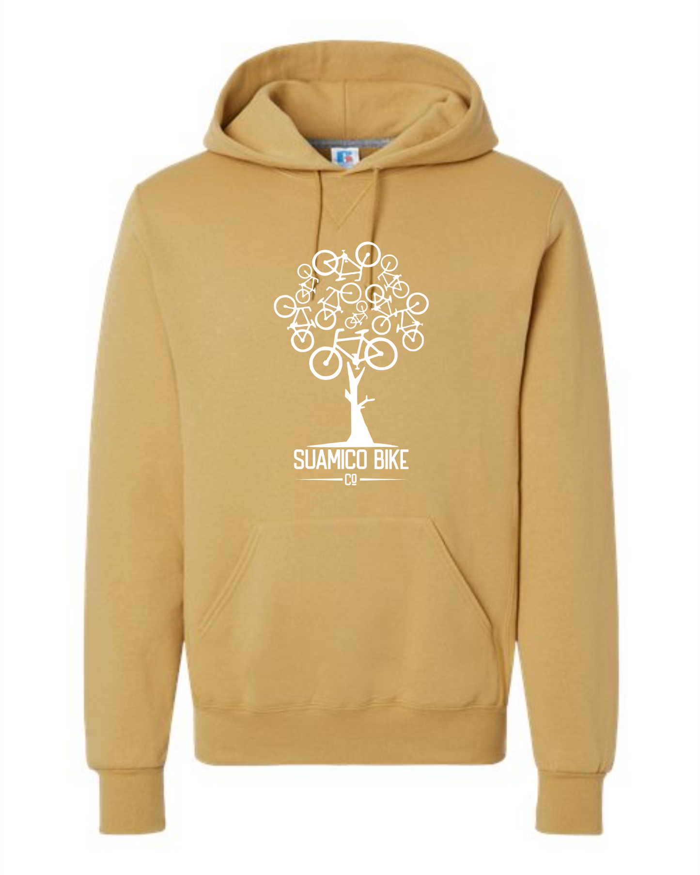 Suamico Bike Bicycle Tree Hooded Sweatshirt