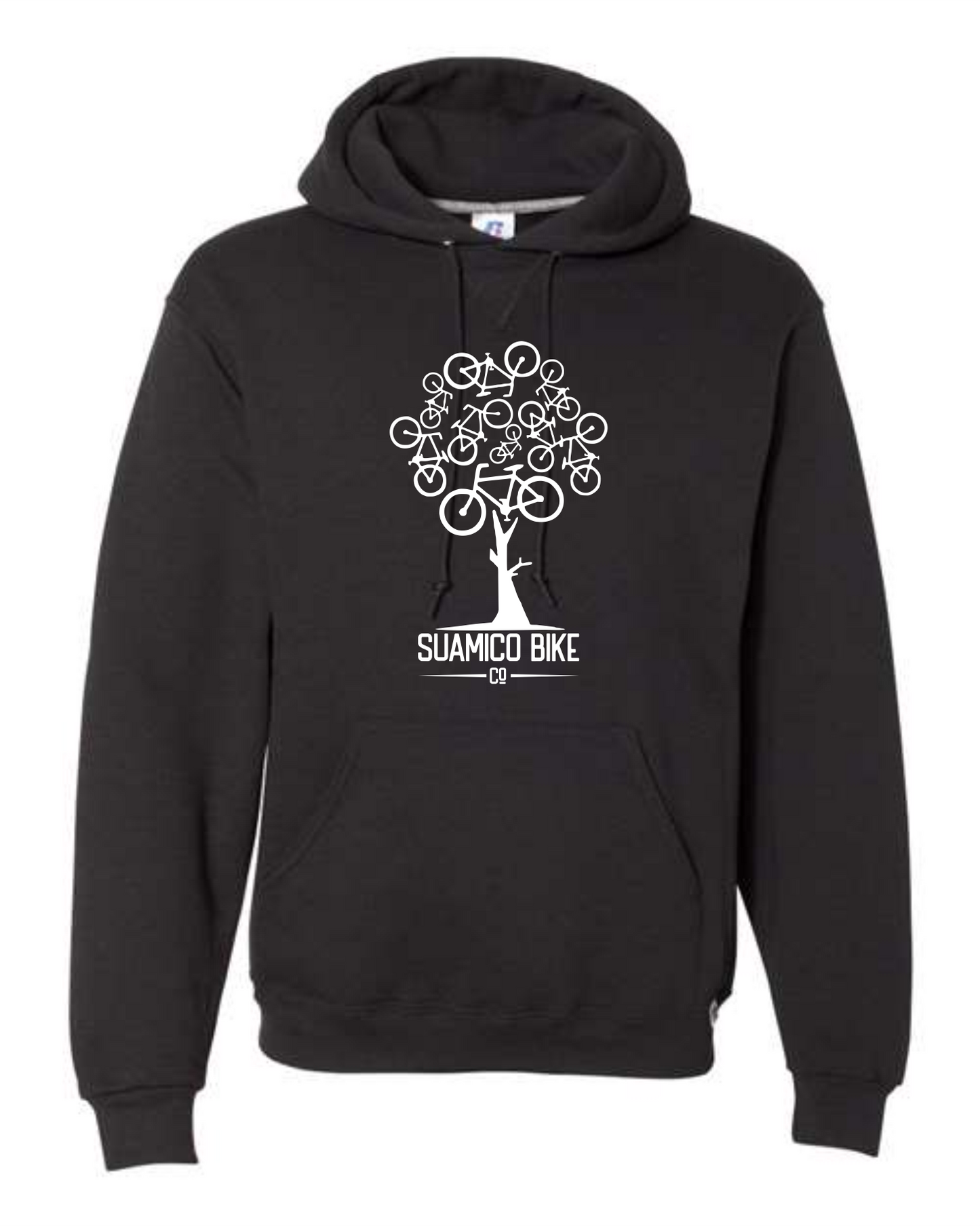 Suamico Bike Bicycle Tree Hooded Sweatshirt