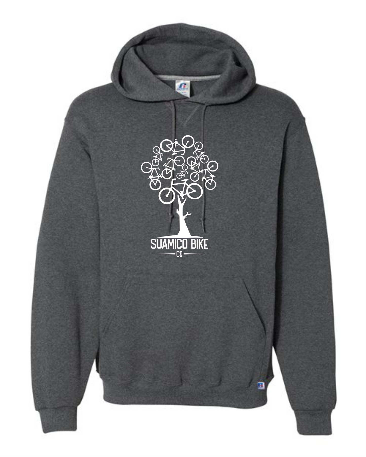 Suamico Bike Bicycle Tree Hooded Sweatshirt